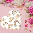thumbnail image 2 of Koyal Wholesale Valentine's Day Heart Shaped Gift Box with Lid, Boho Rainbow, Reusable Heart Box, 8"x6", 1-Pack, 2 of 5