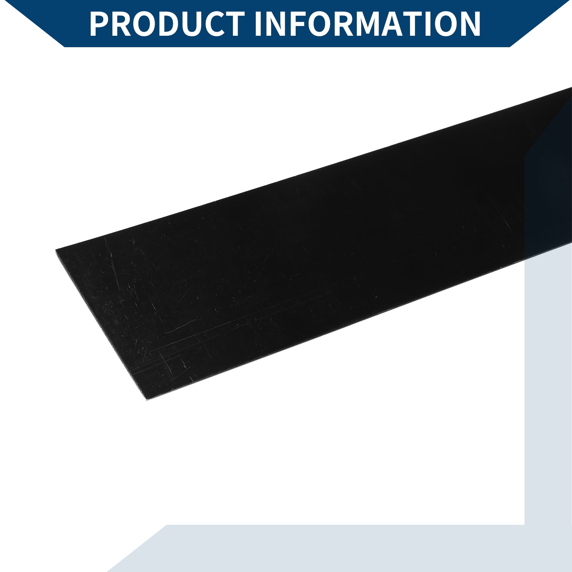 Unique Bargains 6Pcs Anti Scratch Sticker Door Pillar Window Trim Black