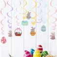 thumbnail image 2 of Fiesta De Pascua Remolino Huevo Espiral Colgante Ligero Duradero Pascua Colgante Remolino Decoraciones De Techo Cateissary HA043572-01, 2 of 5