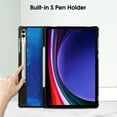 thumbnail image 4 of Fintie Slim Case for Samsung Galaxy Tab S10 Plus 2024/ Tab S9 Plus 2023 12.4 Inch with S Pen Holder, Ultra Thin Lightweight Tri-Fold Stand Cover with Auto Wake/Sleep, Starry Sky, 4 of 10