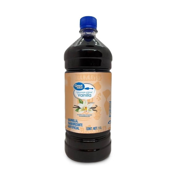 Saborizante artificial de vainilla Great Value 1 L