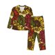 thumbnail image 1 of Fotbe Sunflower Conjunto de Pijama de Manga Larga para Mujer con Estampado, Ropa de Dormir de 2 Piezas, Conjunto de Casa Suave y Cómodo con Bolsillos-Medium, 1 of 7
