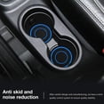 thumbnail image 3 of Auprite Non-Slip Anti Dust Mats - 2 Pack 2.75 Inch Diameter Universal Auto Anti Slip Cup Holder Insert Coaster, Durable, Suitable for Most Car Interior(Blue), 3 of 7
