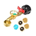 thumbnail image 1 of Huanglei Adaptateur Universel pour Réservoir de Propane avec Multiples Buses pour Chauffe-Gril et Appareils et Raccords en Laiton Durables, 1 of 5