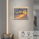thumbnail image 1 of Pintura Ligera Lámpara de mesa de ambiente de pintura, lámpara moderna para decoración de pared de dormitorio (B) Kuymtek Para estrenar, 1 of 3