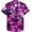 Rosy Beach, variant on Hawaiian Shirt for Men Summer Beach Casual Short Sleeve Button Down Shirts Printed Tropical Vacation Shirts