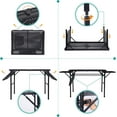thumbnail image 7 of Nice C Folding Grill Table, Camping Table, Tailgate Tables, Grill Tables, Outdoor, Metal Folding Adjustable Height&Width, Mesh Net, Carry Handle, 7 of 7
