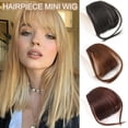 thumbnail image 2 of Wig bangs with sideburn, double bangs and thick sideburn (flush), cut, 2 of 8