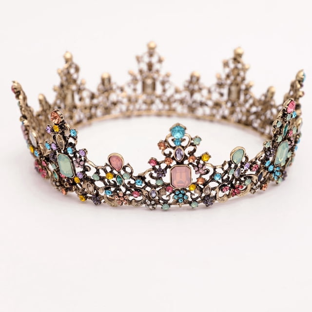 Coronas Reina Barroco Tocado Novia Accesorios Para Cabello
