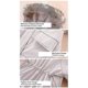 thumbnail image 2 of Chaqueta y pantalones de plumón para bebé, 2 piezas, abrigo de invierno para niñas y niños con capucha, trajes de esquí para niños (blanco, 80 cm), 2 of 4