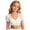 Light Gray, variant on Kids V Neck Drawstring Bust Puff Sleeve Short Waist Top 7-14Y Trachten Blouse for Girls Oktoberfest Dirndl Costume Sizes 130-160