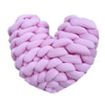 thumbnail image 2 of Visland Knotted Heart Pillow Knotted Soft Cute Cushion Knotted Heart-Shaped Pillow Knotted Heart-Shaped Pillow Cushion Heart-Shaped Decorative Pillow Shooting Props, 2 of 6