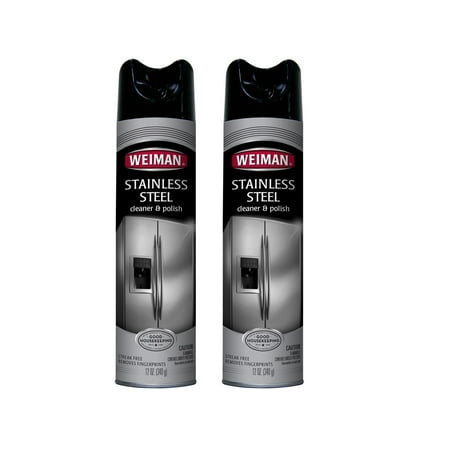Tribeca Polished Steel - (2 Pack) Weiman Stainless Steel Cleaner & Polish, 12 Oz