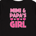 thumbnail image 4 of Inktastic Mimi and Papa Girl Grandchild Valentine Girls Long Sleeve Toddler T-Shirt, 4 of 5