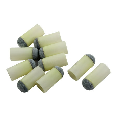 Plastic Pool Snooker Billiard Cue Stick Slip Push on Tips Gray 13mm Dia (Best Snooker Cue Tips Review)