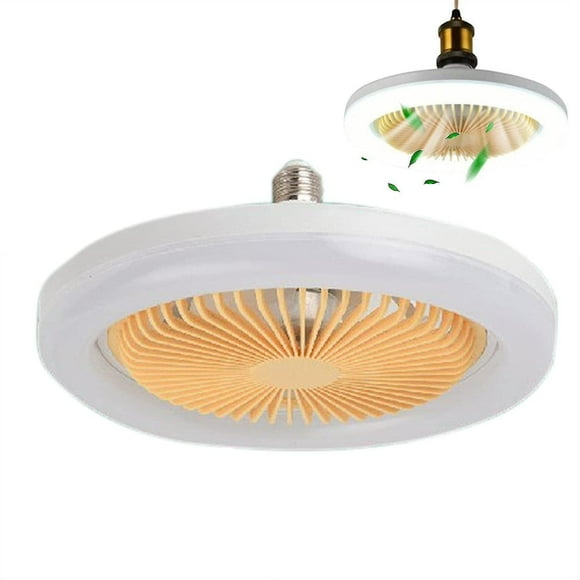 Ceiling Fan With Integrated Light | 30w Led Light Flush Mount Ceiling Fan For Indoors | 3 Blades Fan With