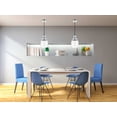 thumbnail image 3 of Living District Kenna 1 Light Chrome Pendant With Clear Glass, 3 of 7