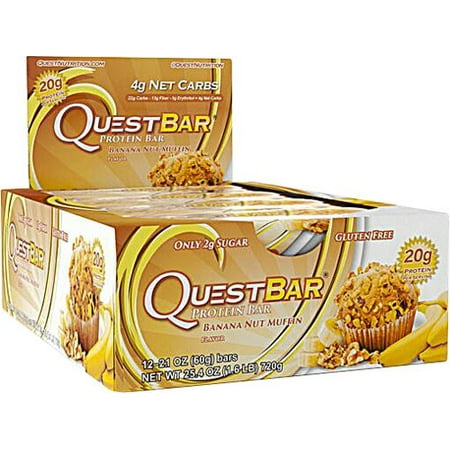 QuestBar Protein Bar Banana Nut Muffin - 12 CT