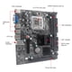 thumbnail image 3 of Placa base DDR3 conector de alimentación de 4 pines y 24 pines placa base G41 compatible con memoria 8G canal dual para PC de escritorio ANGGREK Otros, 3 of 8