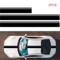 thumbnail image 4 of 3 PCS Car Hood Stripe Sticker Sports Decals Car Truck DIY Decal Stripes Vinyl Sticker, 4 of 7