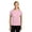 Light Pink/ White, variant on Sport-Tek Women's Side Blocked Performance Polo Shirt_Gold/White_X-Small