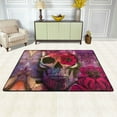 thumbnail image 2 of XMXT Non-Slip Area Rug, Colorful Skeleton Print Polyester Rugs for Living Room, 36 x 24 inches Multicolor, 2 of 9