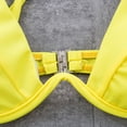 thumbnail image 3 of Kiapeise Women 2 Pcs Bikini Set Padded Bra + High Waist Panty, 3 of 4