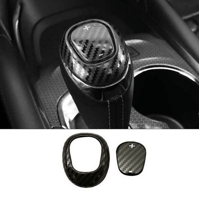 for Chevrolet Malibu 2016 - 21 Steel Carbon Fiber Center Console Shift Knife -