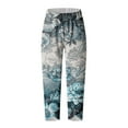thumbnail image 5 of Women's Capris With Pockets Clearance Under $10 Summer Comfortable Loose Wide Legs Fashion Printed Capris Pants, 5 of 5