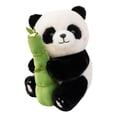 thumbnail image 1 of Cute Panda Plush Toy With /Tree Stump Adorable National Stuffed Pillow For Girlfriend, 1 of 8