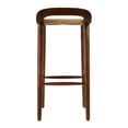 thumbnail image 6 of Butler Specialty Company Luna 30" Wood and Jute Woven Counter Stool - Brown, 6 of 8