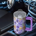 thumbnail image 5 of Halloween Cup, Scary Witch Pumpkin Tumbler with Handle and Straw 30oz, Insulated Spooky Gift Coffee Mug, 5 of 5