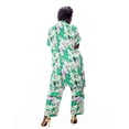 thumbnail image 2 of Floral Trouser And Kimono Cardigan Loose Cover Up Casual Blouse Tops, 2 of 2
