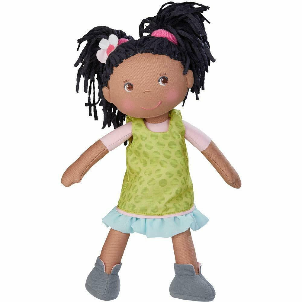 Manhattan Toy Baby Stella Puppe 38,1 Cm – Weich, Beige Mit Braunem Haar, Inkl. Kleid, Windel & Schnuller