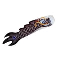 thumbnail image 2 of NIBOLOG Windsock Foldable Dragon Pattern Fabric Outdoor Rich Color Dragon Wind Flag for Porch, 2 of 8