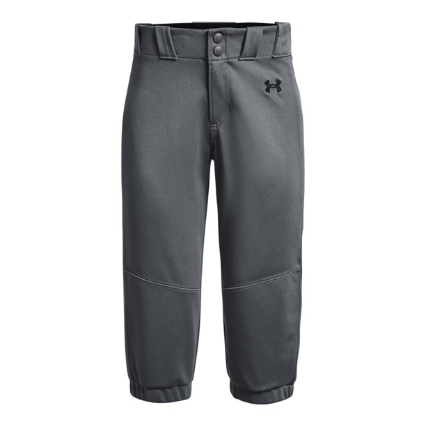 Pantalones de Softbol para Niñas Under Armour Pitch Gray Talla XS