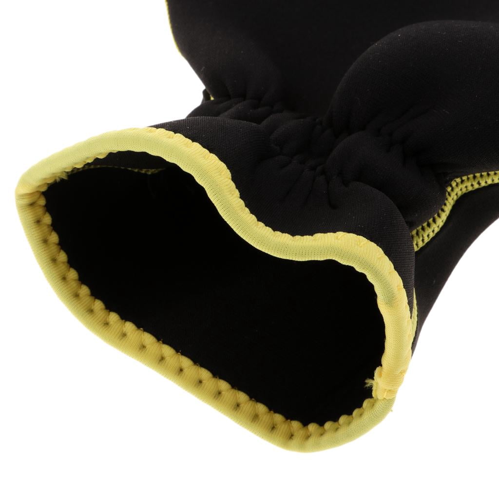 Paddle Gloves Kayak Gloves Hand Covers for Sea Kayaking, Canoeing - Black