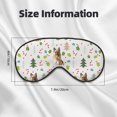 thumbnail image 5 of Naloa German Shepherd Dog Print Sleep Mask for Sleeper, Light Blocking Sleeping Eye Mask for Women Men, Eye Shade with Adjustable Strap for Travel, Nap,Meditation, 5 of 7