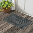 thumbnail image 7 of A1 Home Collections Heavy Duty Indoor/Outdoor Decorative Design Durable Rubber Doormat 22"X37", Black, 7 of 7