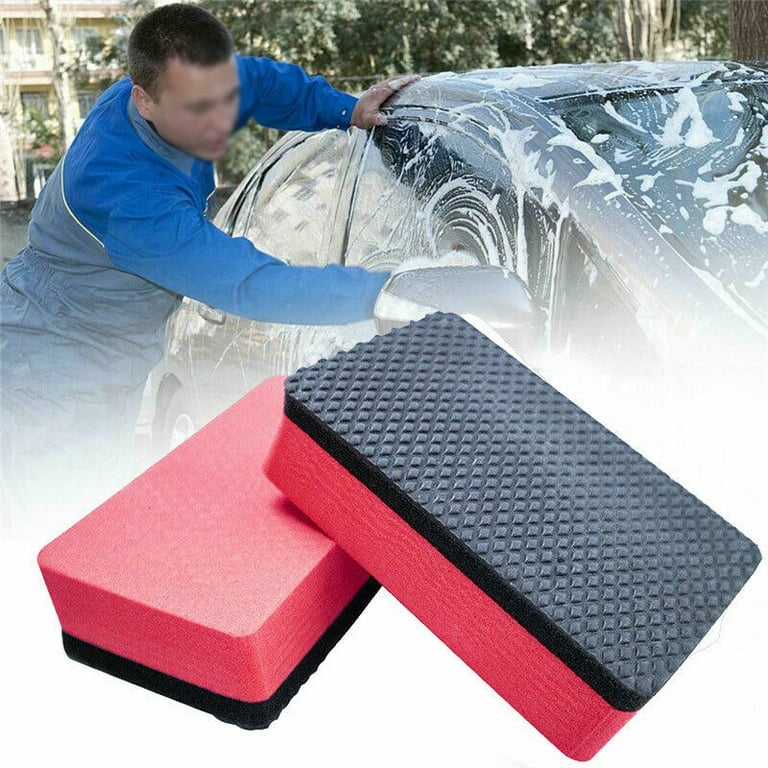 Leke 3x Car Clay Bar Sponge Block Wash Cleaner Cleaning Eraser Wax Polish  Pads 