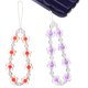 thumbnail image 1 of GOOHOCHY 2 uds. Cadenas para teléfono, colgantes de flores, cordones, pulseras, correas, dijes para teléfono, 1 of 7