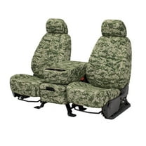 CalTrend Front Buckets Camo Seat Covers for 2009-2013 Toyota Corolla - TY420-98KF Forest Insert and Trim