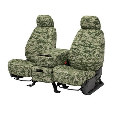 CalTrend Front Buckets Camo Seat Covers for 2005-2011 Toyota Tacoma - TY217-98KF Forest Insert and Trim