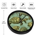thumbnail image 3 of Sea Turtle 9.8 Inches Silent Wall Clock, Round Digital Battery Operated Clock for Bedroom Living Room Kitchen Bathroom Decoration - Easy to Read Large Wall Clocks and Clocks for Walls, 3 of 6