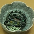 thumbnail image 5 of Angelstones Natural Green Moss Agate 8mm Round Beads Stretch Bracelet 7 Inch, 5 of 5