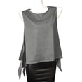 thumbnail image 4 of BiZtdJrK Débardeurs Tendance pour Femmes, Sans Manches, Col Rond, Légers, Amples, Gris Foncé, Taille Unique, 4 of 9