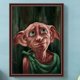 thumbnail image 3 of Pintura de diamante 5D DIY, kit de elfo de taladro redondo completo, decoración del hogar, artesanía, 30x40cm, 3 of 9
