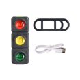 thumbnail image 3 of Bicycle Tail Light Night Safety Warning Light Outdoor Cycling Mountain Bike Rear Light Cycling Equi G, 3 of 5