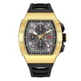 thumbnail image 5 of New Men's Sport Watch, Tonneau Case, Japan VD57 Quartz Chronograph, Silicone Band, 3ATM Waterproof, 5 of 7