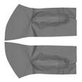 thumbnail image 1 of 1 Par Cubierta Reposa-brazos Paneles Puerta Delantera De Coche Cuero Sintético Gris, 1 of 7